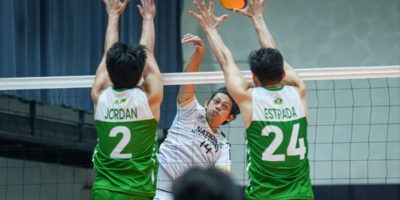 Leo Ordiales led NU with 19 points on 18 attacks as the Bulldogs weathered Benilde's late third-set rally to complete the straight-sets victory. [PVL Images]