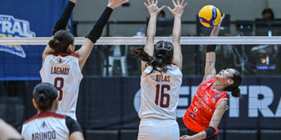 Janessa Buhay delivered 20 points and sparked UE's decisive fifth-set rally against Perpetual. [PVL Images]