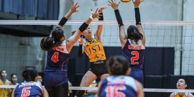 Ashlee Knop led the UST Golden Tigresses with 14 points in their dominant win over Letran. [PVL Images]