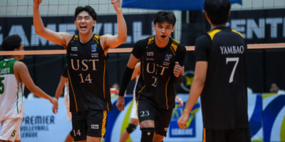 UST survived Benilde in five sets to strengthen its bid for the final semifinals berth in the V-League Collegiate Challenge. [PVL Images]