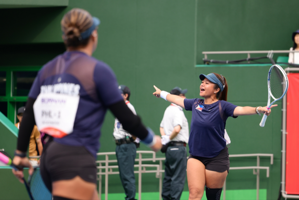 Team captain Bien Zoleta-Mañalac helped lead the Philippines to its first-ever Asian Games soft tennis medal. [POC Media Pool]