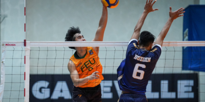 FEU's balanced attack helped the defending V-League champions withstand NU's challenge in five sets. [PVL Images]
