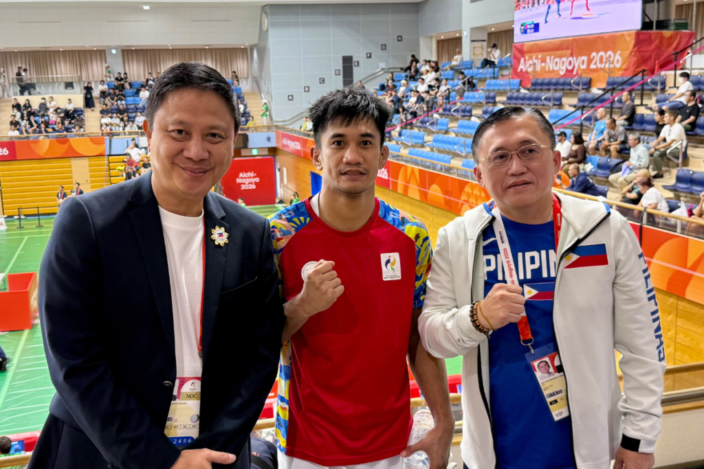 Jean Claude Saclag booked a place in the men's traditional 65kg semifinals after defeating Saudi Arabia's Saud Fawaz Almolhem, 3-0. [POC Media pool]