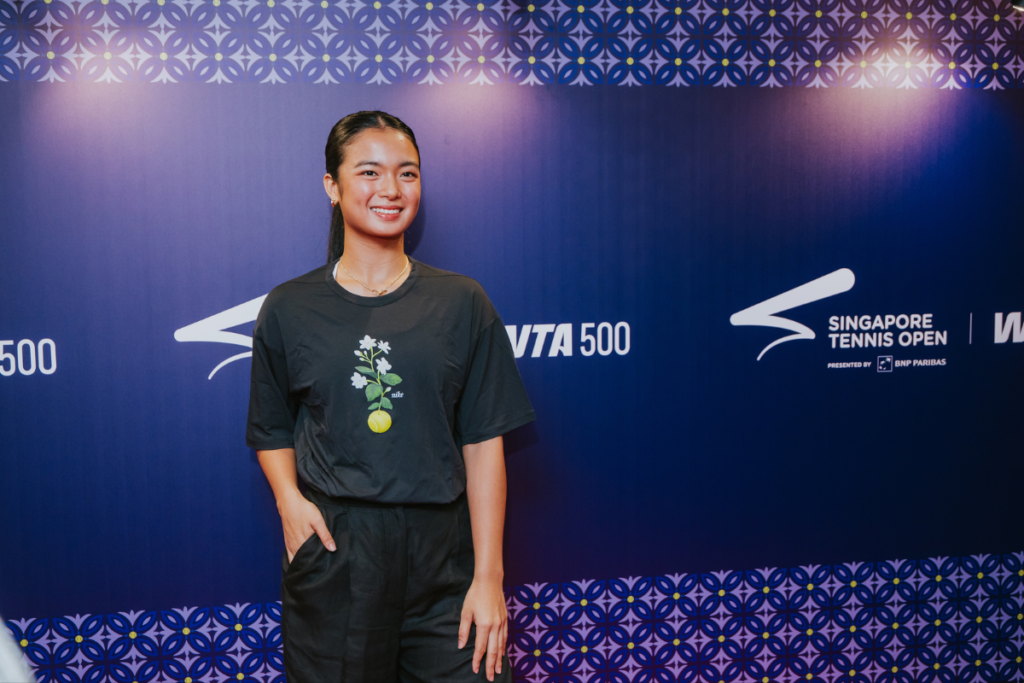 Alexandra Eala returns to Singapore for the 2026 WTA 500 after first competing in the city as an 11-year-old. [photo credit: The Kallang]