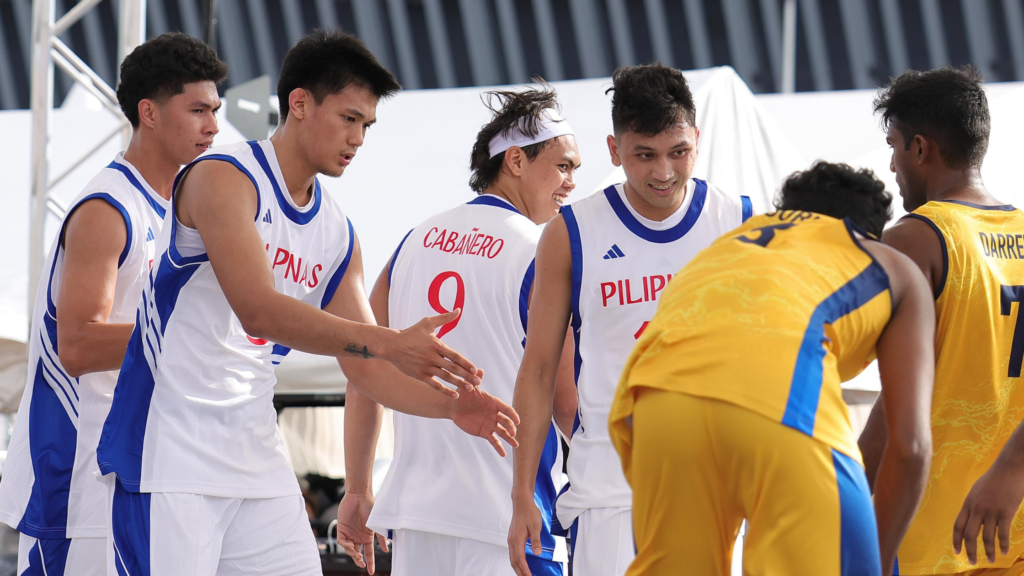 Gilas Pilipinas men's 3x3 can secure a quarterfinal berth at the Asian Games with a win over Kazakhstan. [POC Media pool]