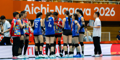 Alas Pilipinas completed its Asian Games campaign with three straight wins to secure ninth place after its medal bid ended in the quarterfinal round. [POC Media pool]