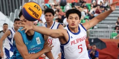 Luis Pablo and Doy Dungo combined for five of Gilas Pilipinas’ final eight points during the team’s closing run against Kazakhstan. [POC Media pool]
