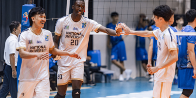 Godfrey Gambo led NU with 12 points as the Bulldogs closed the V-League preliminaries with a straight-set win over Arellano. [PVL Images]