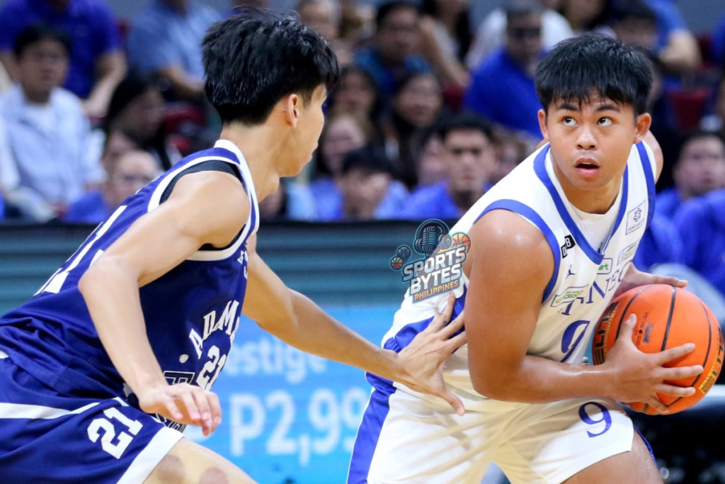 Jared Bahay scored Ateneo's final six points to help the Blue Eagles withstand Adamson's fourth-quarter rally. [photo credit: Peter Baltazar]