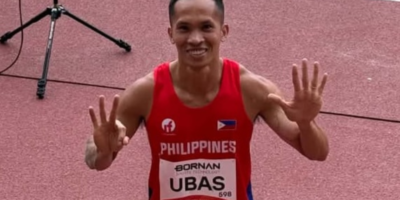 Ubas advances to his second consecutive Asian Games long jump final after finishing eighth in qualifying. [POC Media pool]