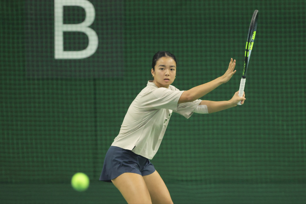 Alexandra Eala begins her Asian Games singles campaign as the top seed at the Nagoya City Higashiyama Park Tennis Center. [POC Media pool]
