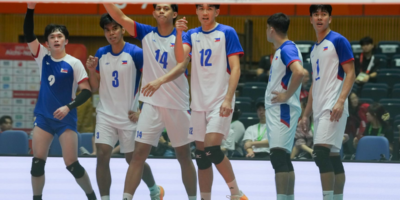 Alas Pilipinas opened its 20th Asian Games campaign against South Korea at Park Arena Komaki in Japan. [POC Media pool]