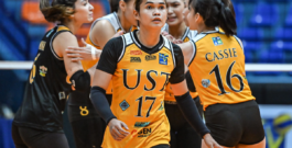 Golden Tigresses Are Rolling: UST Hammers Arellano in Straight Sets