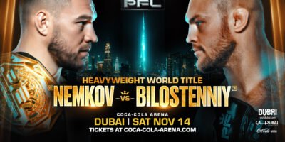 Vadim Nemkov heads into PFL Dubai as the reigning heavyweight world champion and one of the promotion's top pound-for-pound fighters.