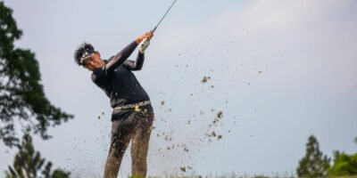 Hung Chien-yao takes a one-shot lead into the final round of the Mercuries Taiwan Masters after a two-under 70. [Asian Tour photo]