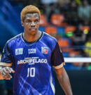 Mukaba Makes His Presence Felt at the Net as His Collegiate Clock Winds Down