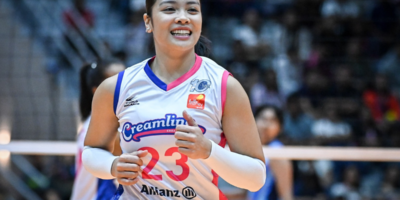 Jema Galanza scored 16 points and recorded 11 excellent receptions as Creamline swept Capital1 in the PVL Siklab Series. [PVL Images]