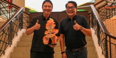 PSC Chairman Patrick Gregorio (left) and Bacolod City Mayor Greg Gasataya lead preparations for the 2026 Batang Pinoy. [PSC photo]