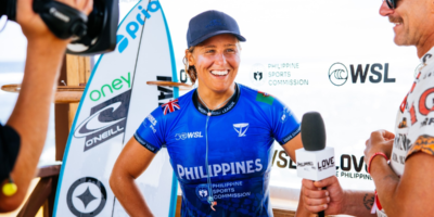 Portugal's Yolanda Hopkins defeated world No. 3 Gabriela Bryan to reach the quarterfinals of the WSL Philippines Pro. [WSL photo]