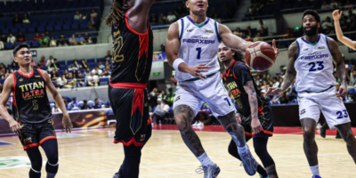 Juan Gomez de Liano recorded 32 points, 12 rebounds and 13 assists as Converge defeated Titan Ultra in the PBA Governors' Cup. [PBA Images]