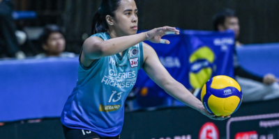 Top overall pick Lams Lamina made her Premier Volleyball League debut for Galeries Tower against Farm Fresh at the Smart Araneta Coliseum. [PVL Images]