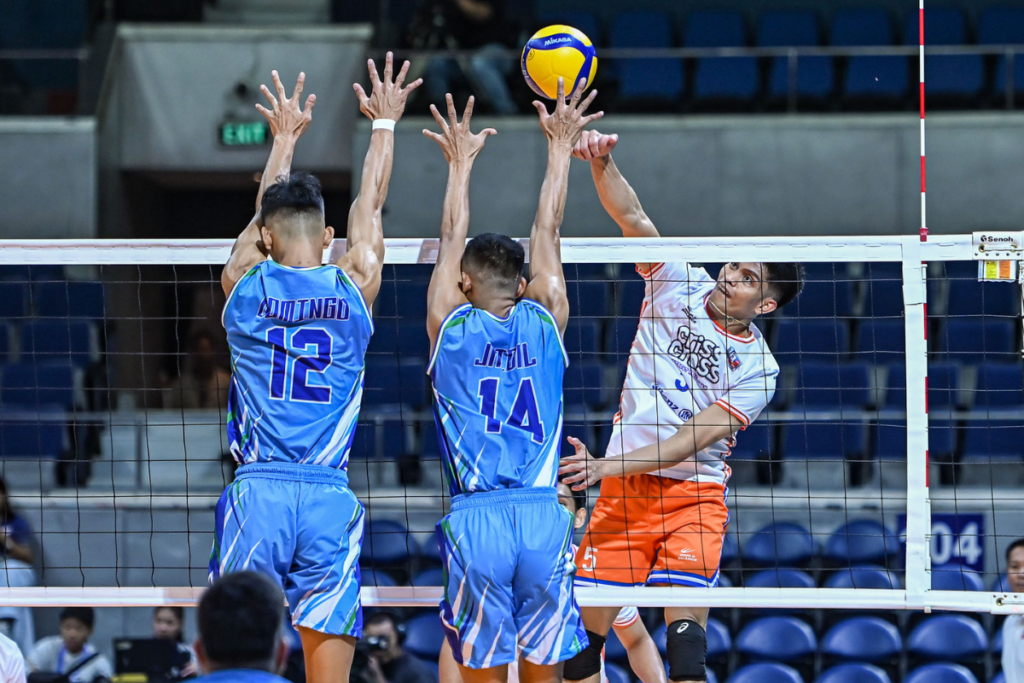 Jude Garcia led the King Crunchers with 13 points on seven attacks, four blocks and two aces in their opening-match sweep of AFP. [PVL Images]