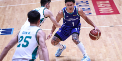 Juan Gomez de Liano made PBA history by becoming the first rookie to record back-to-back triple-doubles, finishing with 13 points, 11 rebounds and 12 assists against Macau. [PBA Images]