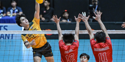 Dryx Saavedra delivered 14 points to lead FEU-DN Steel past AEP-Cabstars in its Spikers’ Turf opener. [PVL Images]