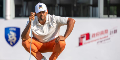 Anirban Lahiri carded an eight-under-par 62 to share the first-round lead with Australia's Kevin Yuan at the Link Hong Kong Open. [Asian Tour Media Hub photo]