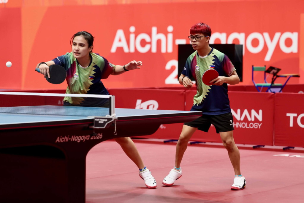 Lhey Manginsay and Wilfred Redulla won mixed doubles silver in table tennis at the Asian Para Games in Nagoya, Japan, giving the Philippines its first medal in the sport since 2018. [photo credit: PSC-PPC Media Pool]