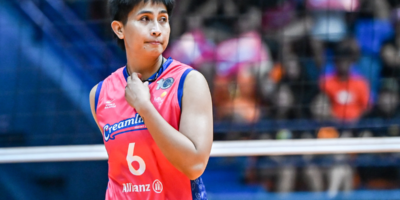 Pangs Panaga scored 15 points with key blocks, quick attacks and three consecutive service aces in Creamline's win over ZUS Coffee. [PVL Images]
