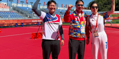 PSC chairman Patrick Gregorio praised Team Philippines for winning medals across 18 to 19 sports at the Aichi-Nagoya Asian Games. [POC Media pool]