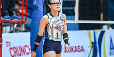 Shaina Nitura returned to the Adamson starting lineup and finished with 13 attacks, nine excellent receptions and 15 digs against UE. [PVL Images]