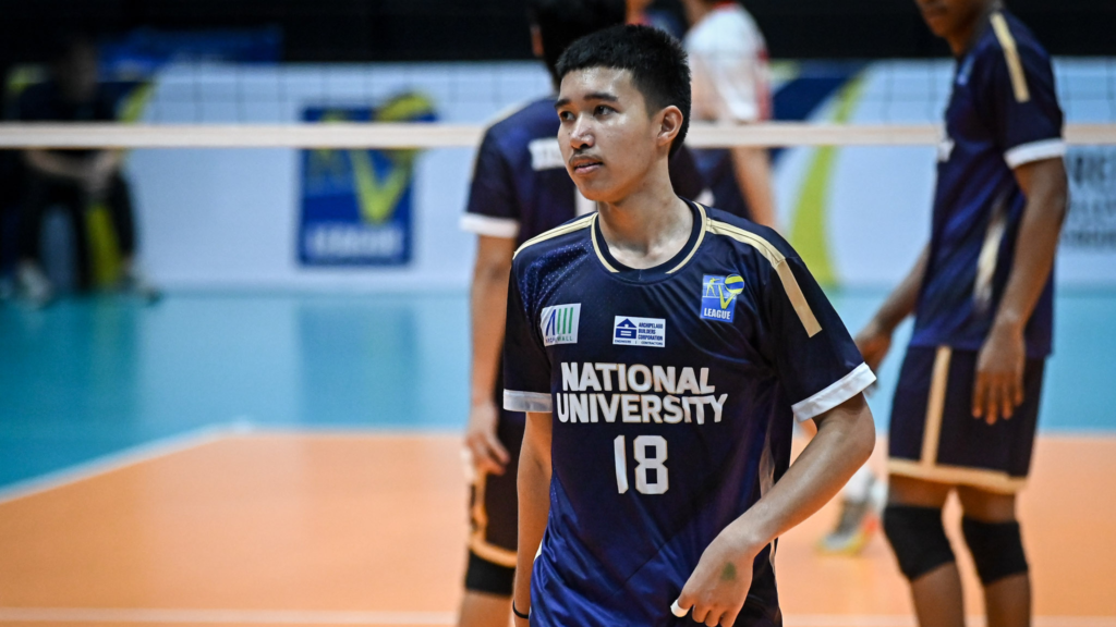 Rookie RK Medino led National University with 17 points as the Bulldogs completed their semifinal series win over Letran. [PVL Images]
