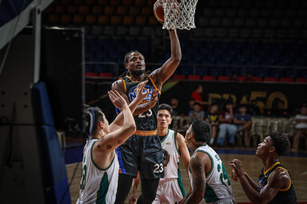 Deonte Burton made an impressive PBA debut for the NLEX Road Warriors with 22 points, 14 rebounds and eight assists against Macau. [PBA Images]