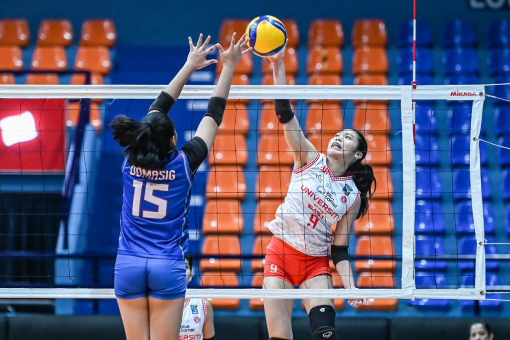 Janessa Buhay led the UE Lady Warriors to the 2026 V-League Collegiate Challenge bronze medal with 27 points against Arellano University. [PVL Images]