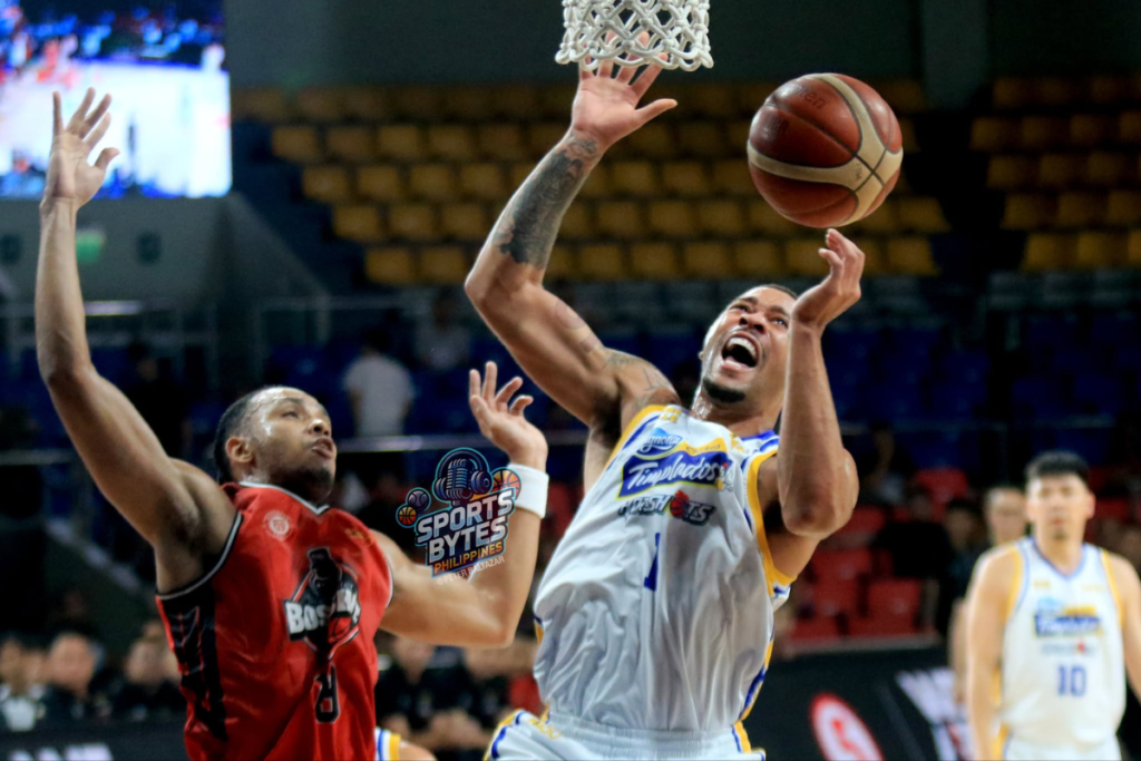 KJ Buffen posted 24 points and 20 rebounds to help Magnolia hold off Blackwater and strengthen its position in the PBA Governors' Cup standings. [Peter Baltazar photo]