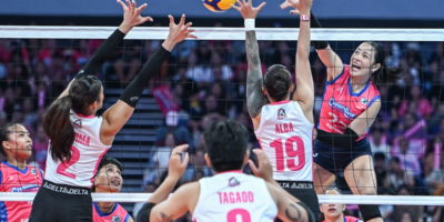 Jema Galanza led Creamline with 16 points in its straight-sets victory over Akari in the PVL's 10th season. [PVL Images]