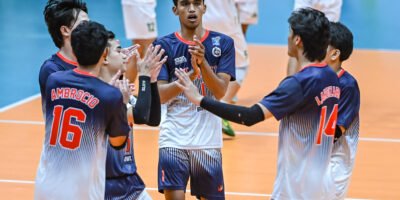 Colegio de San Juan de Letran claimed the 2026 V-League Collegiate Challenge bronze medal after sweeping College of Saint Benilde. [PVL Images]