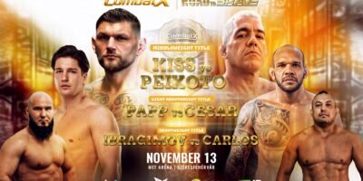 Road to BRAVE brings three inaugural CombatX championships to MET Aréna in Székesfehérvár, Hungary, on Nov. 13.